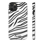 Zebra Print Phone Case - Tough and Stylish Protective Cover