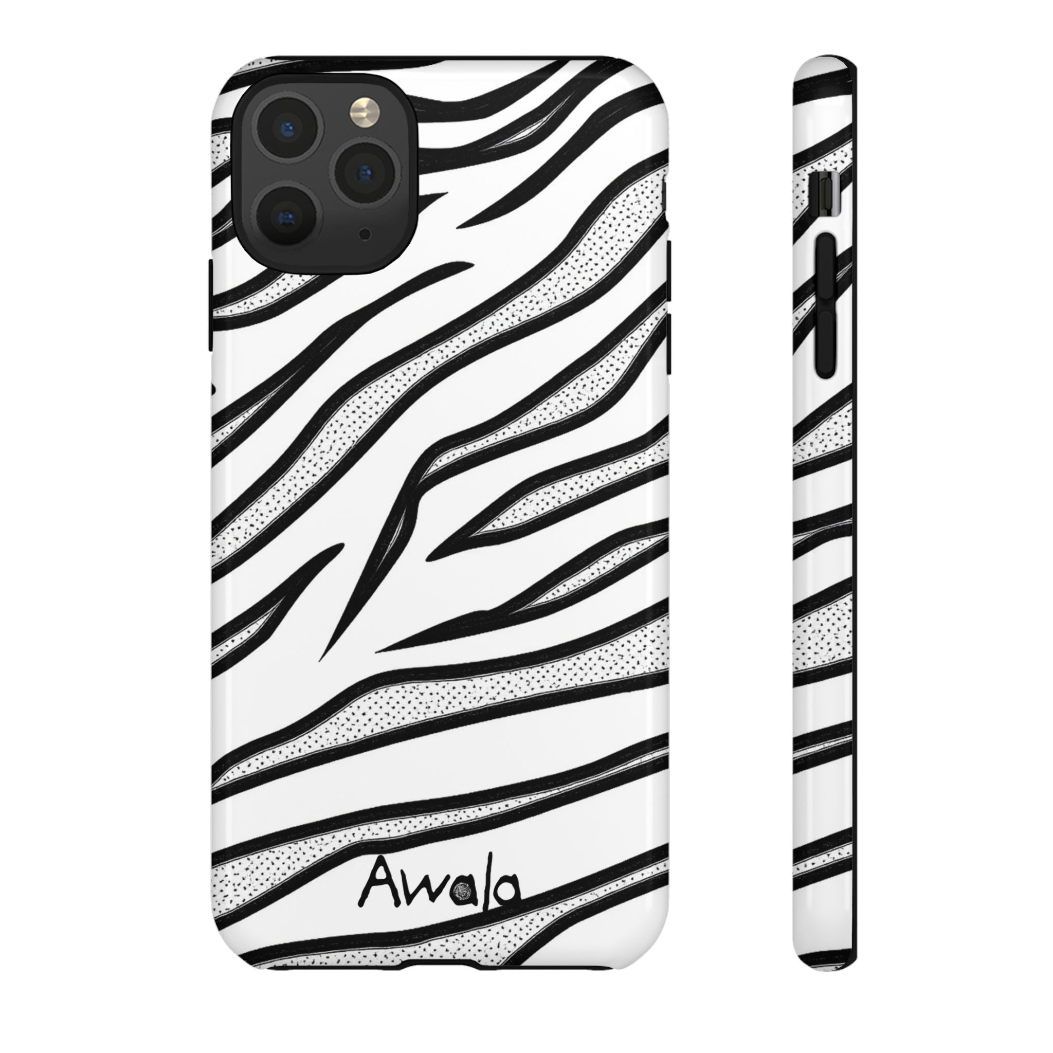 Zebra Print Phone Case - Tough and Stylish Protective Cover