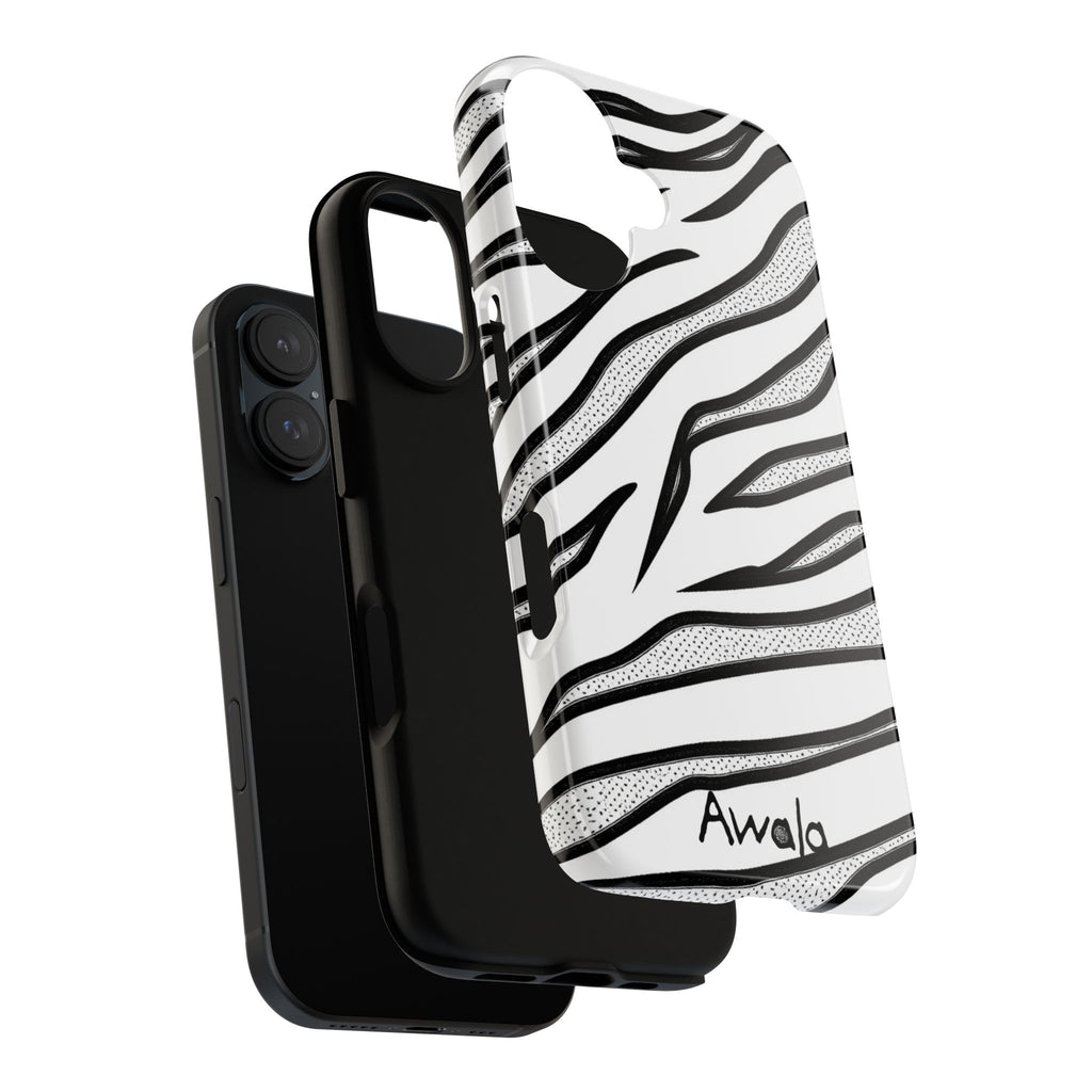 Zebra Print Phone Case - Tough and Stylish Protective Cover