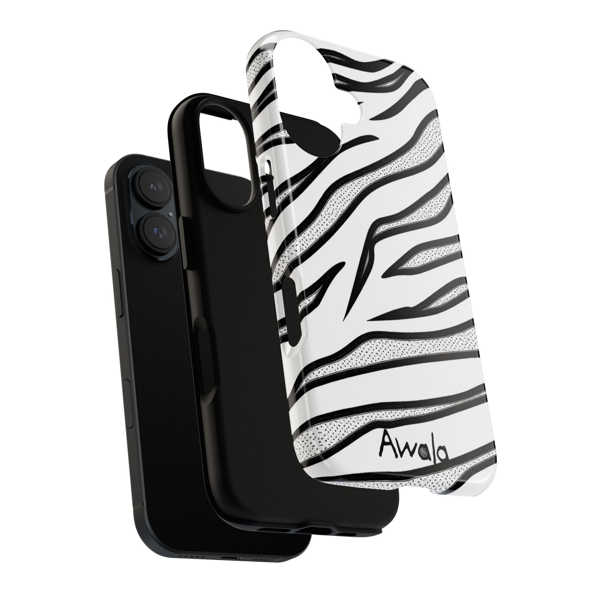 Zebra Print Phone Case - Tough and Stylish Protective Cover