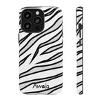 Zebra Print Phone Case - Tough and Stylish Protective Cover
