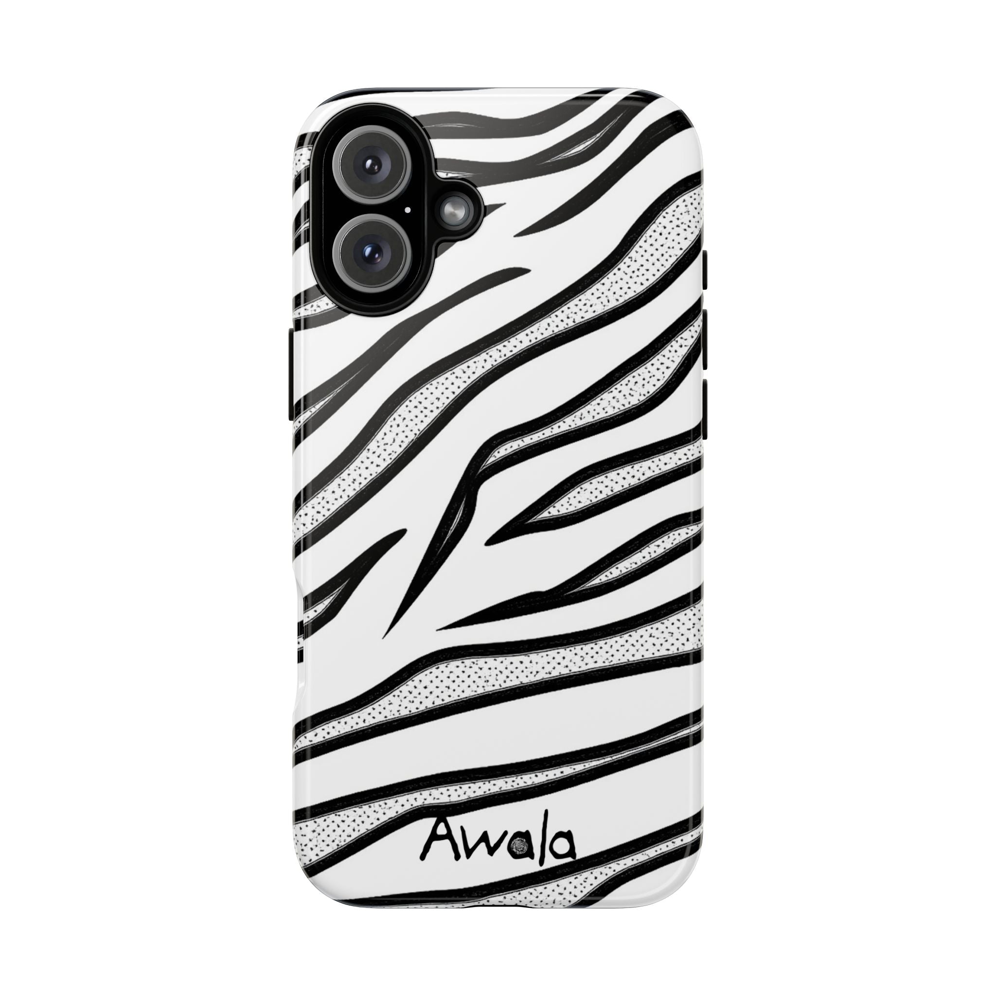 Zebra Print Phone Case - Tough and Stylish Protective Cover