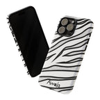 Zebra Print Phone Case - Tough and Stylish Protective Cover