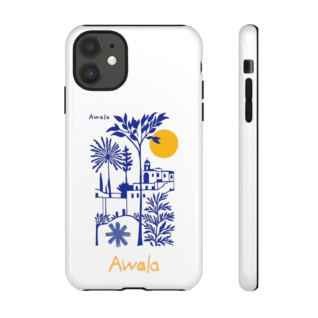 Mediterranean Village Illustration