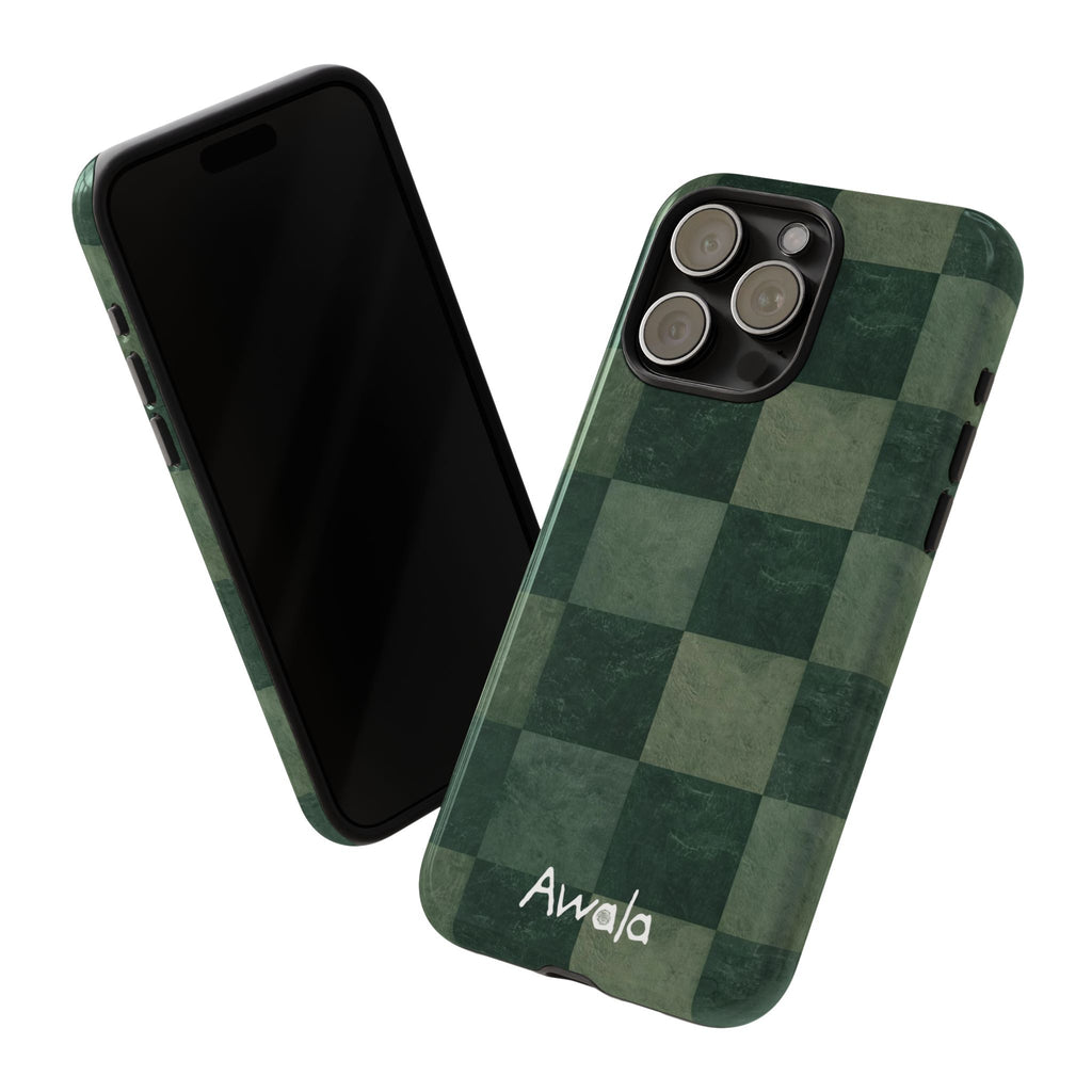 Green Checkerboard