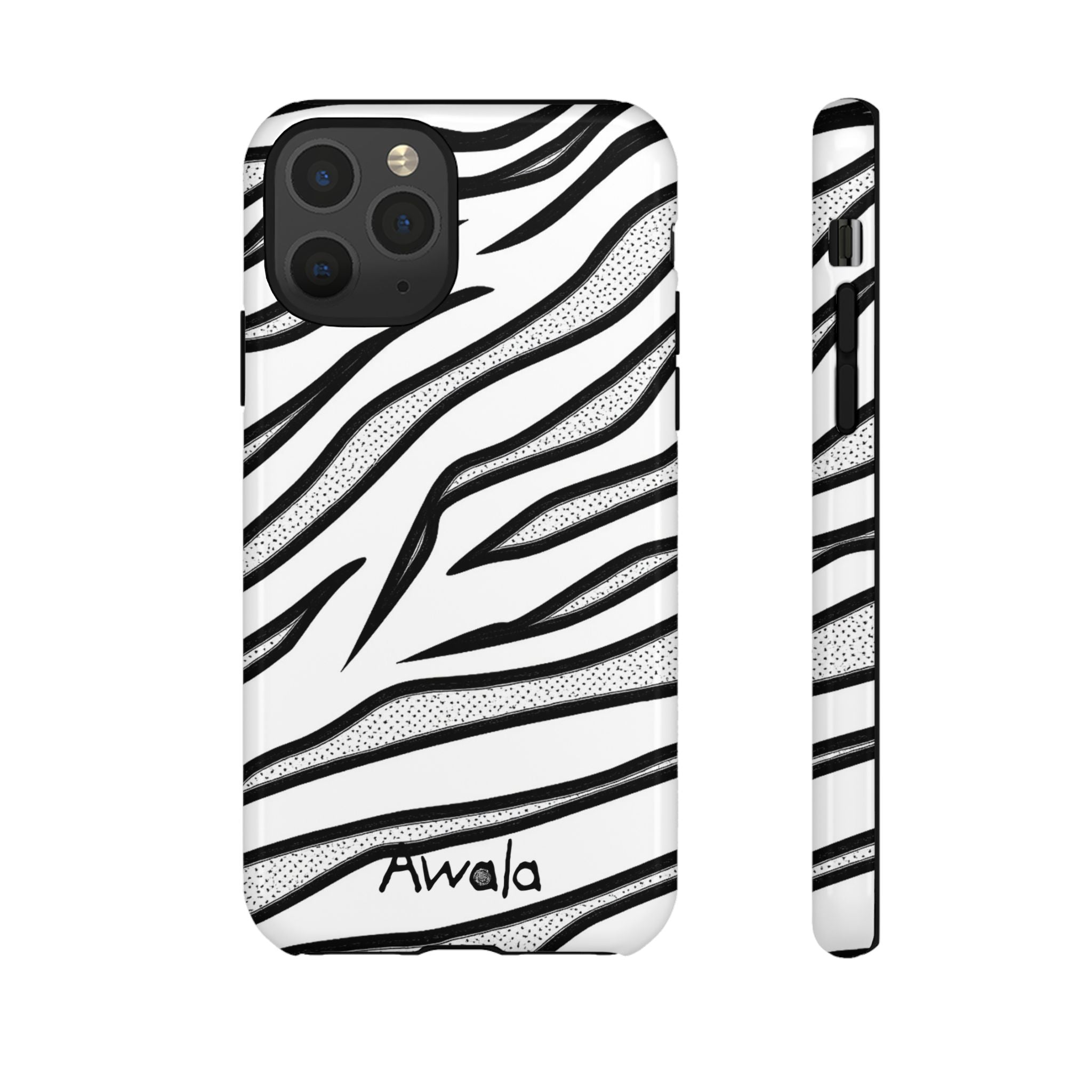 Zebra Print Phone Case - Tough and Stylish Protective Cover