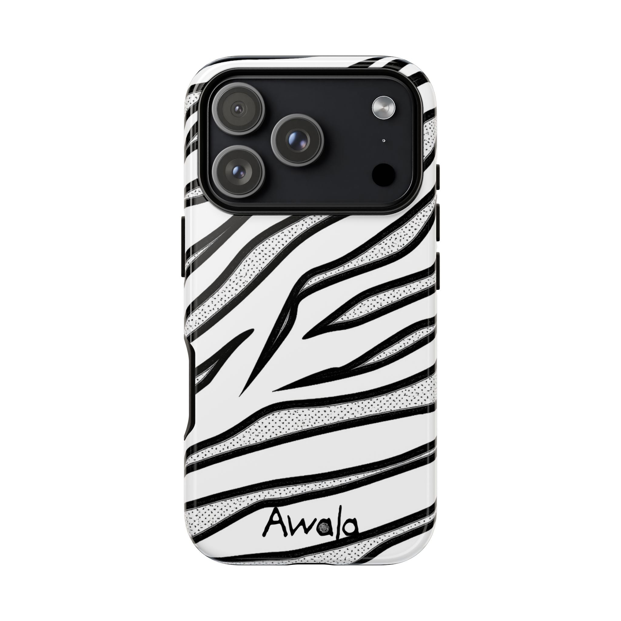 Zebra Print Phone Case - Tough and Stylish Protective Cover