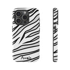 Zebra Print Phone Case - Tough and Stylish Protective Cover