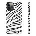 Zebra Print Phone Case - Tough and Stylish Protective Cover