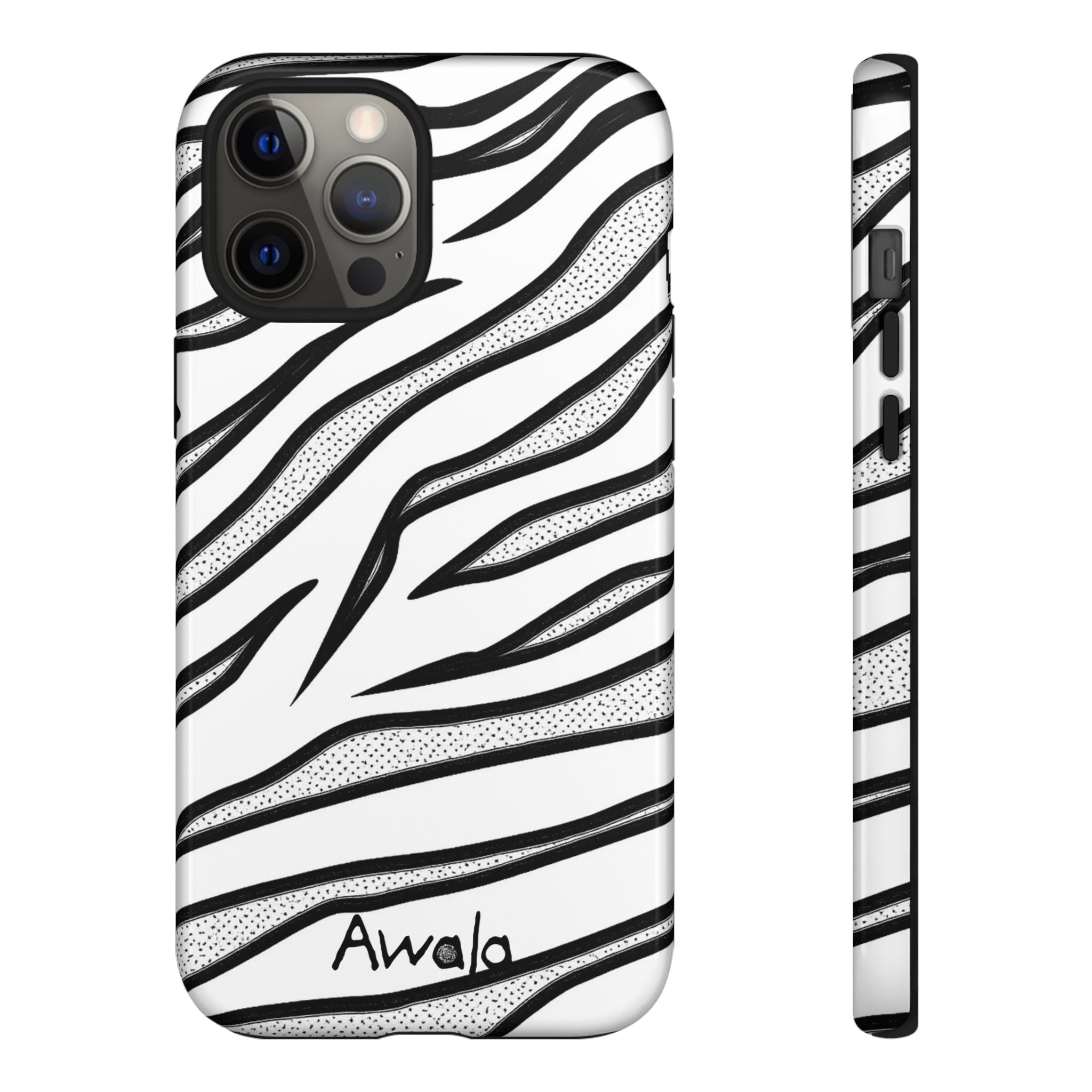 Zebra Print Phone Case - Tough and Stylish Protective Cover