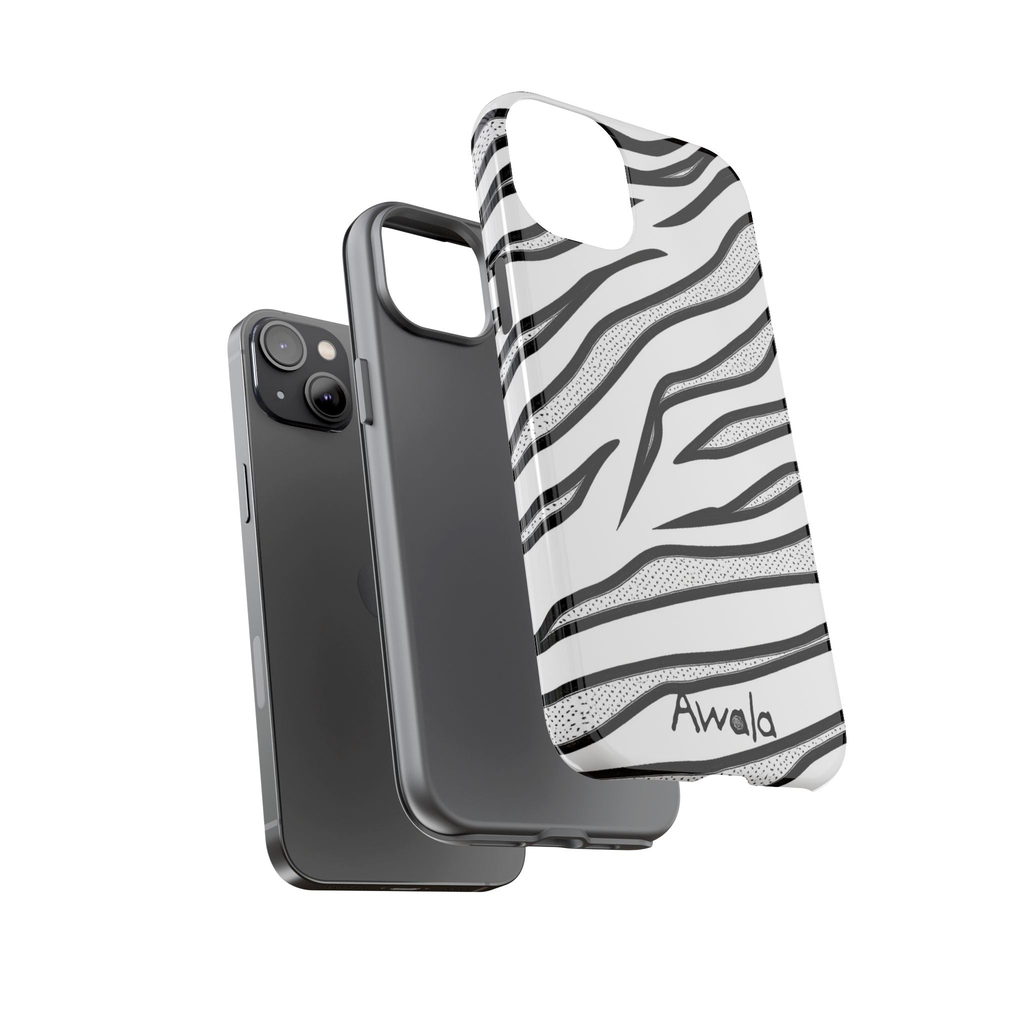 Zebra Print Phone Case - Tough and Stylish Protective Cover