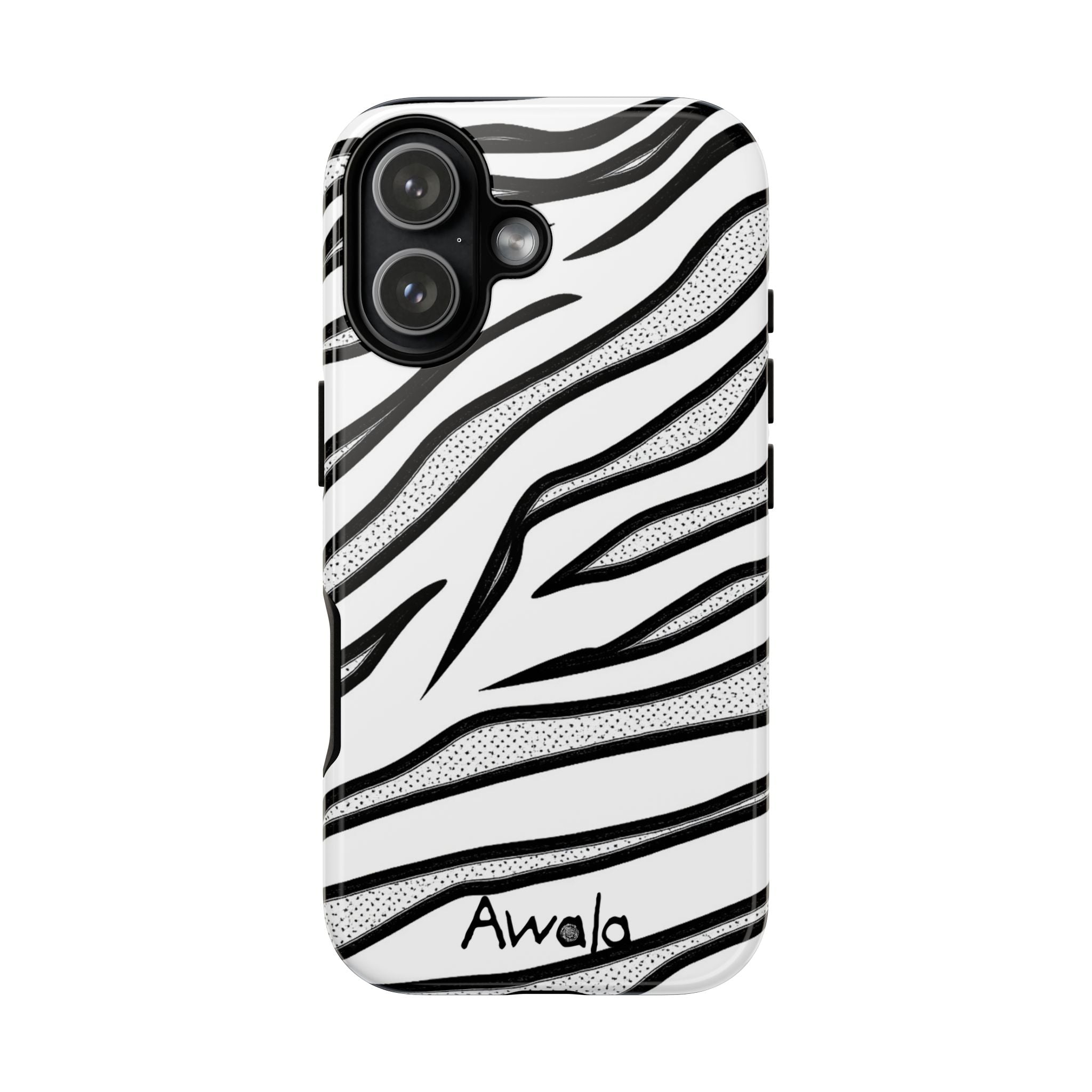 Zebra Print Phone Case - Tough and Stylish Protective Cover