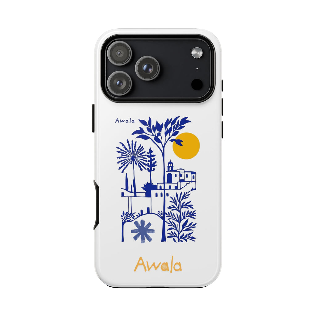 Mediterranean Village Illustration