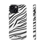 Zebra Print Phone Case - Tough and Stylish Protective Cover