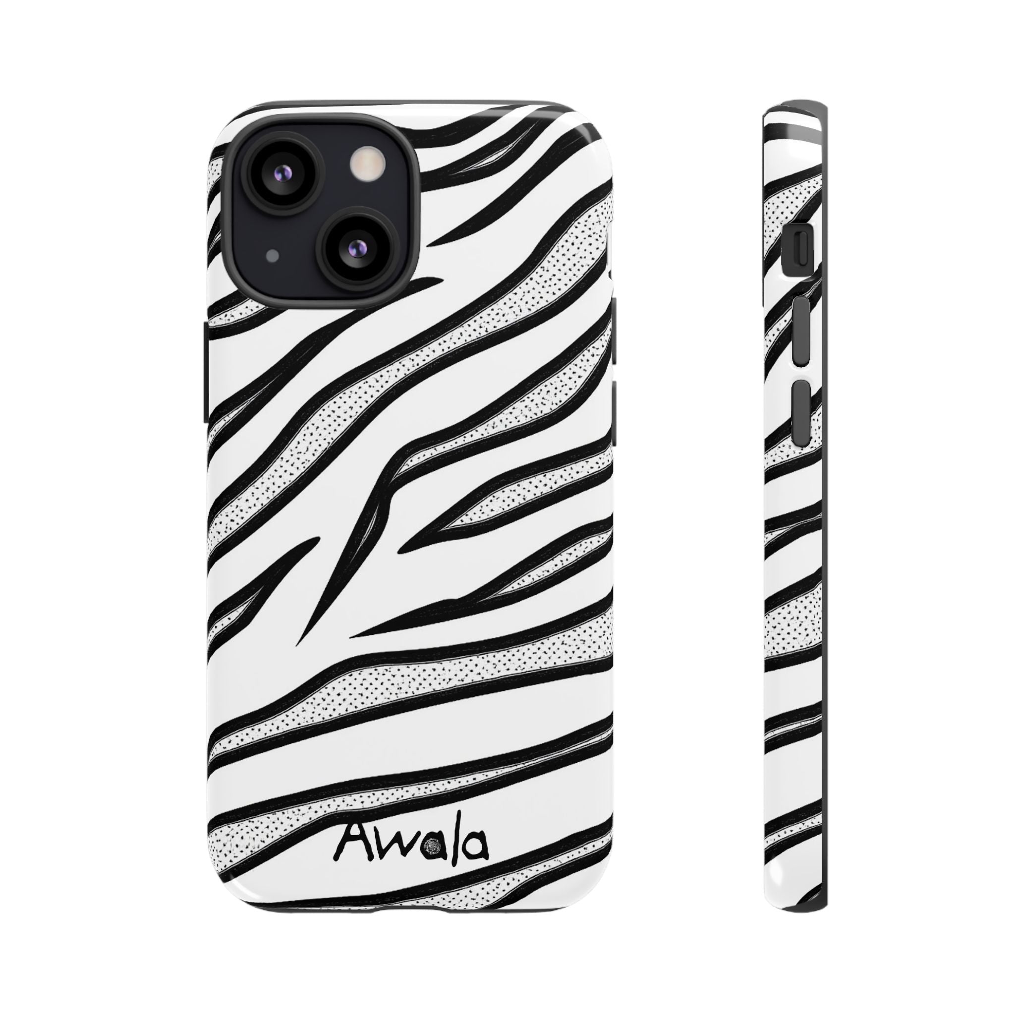 Zebra Print Phone Case - Tough and Stylish Protective Cover