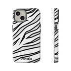 Zebra Print Phone Case - Tough and Stylish Protective Cover