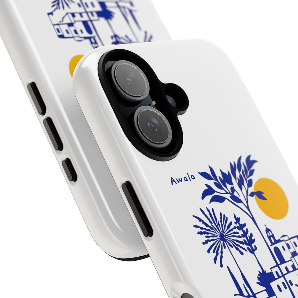 Mediterranean Village Illustration