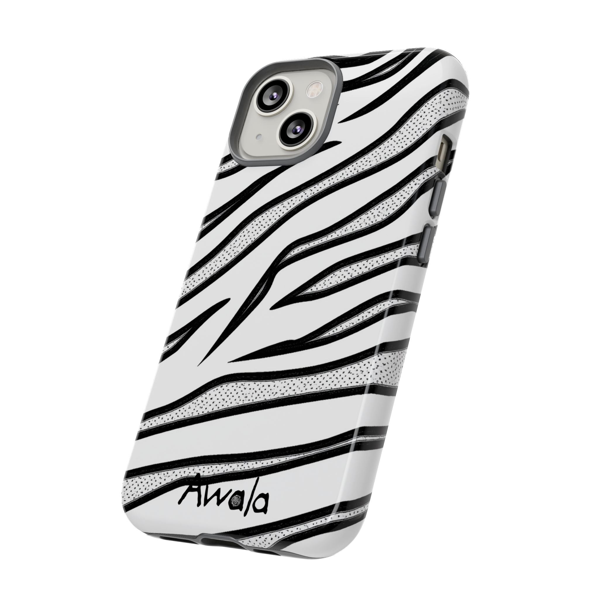 Zebra Print Phone Case - Tough and Stylish Protective Cover