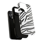Zebra Print Phone Case - Tough and Stylish Protective Cover
