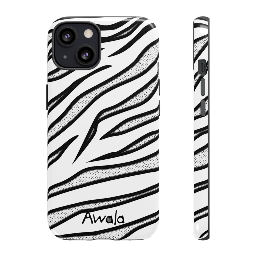 Zebra Print Phone Case - Tough and Stylish Protective Cover