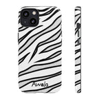 Zebra Print Phone Case - Tough and Stylish Protective Cover
