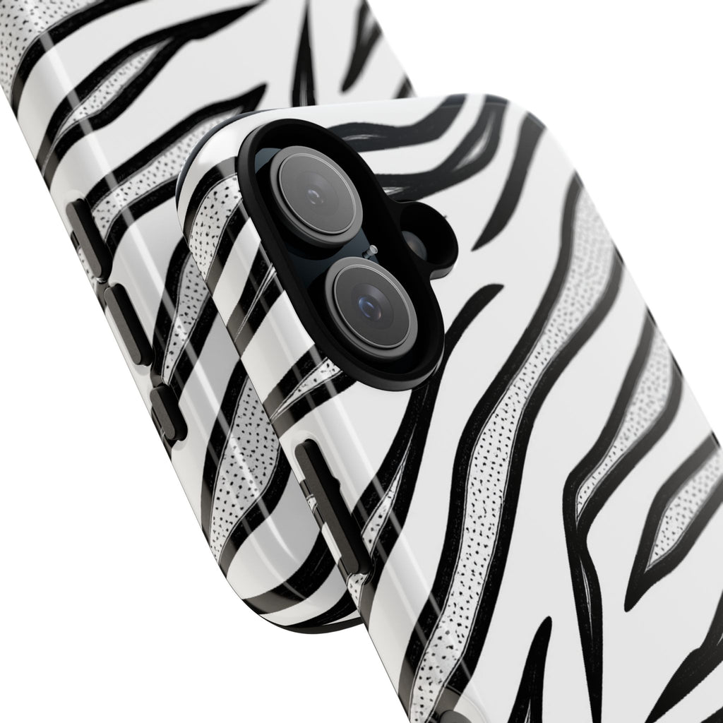 Zebra Print Phone Case - Tough and Stylish Protective Cover