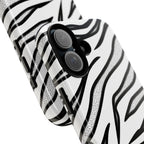 Zebra Print Phone Case - Tough and Stylish Protective Cover