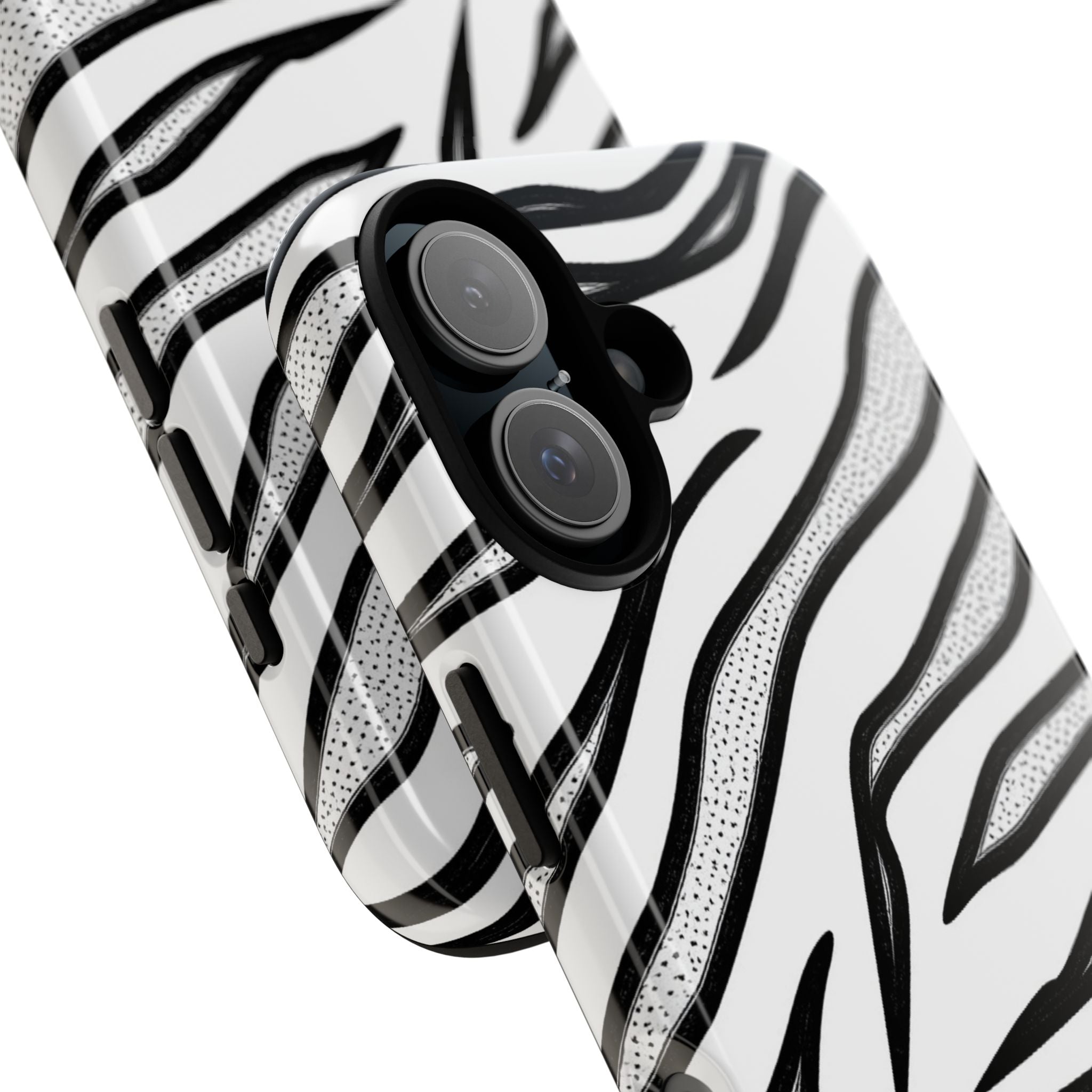 Zebra Print Phone Case - Tough and Stylish Protective Cover