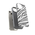 Zebra Print Phone Case - Tough and Stylish Protective Cover