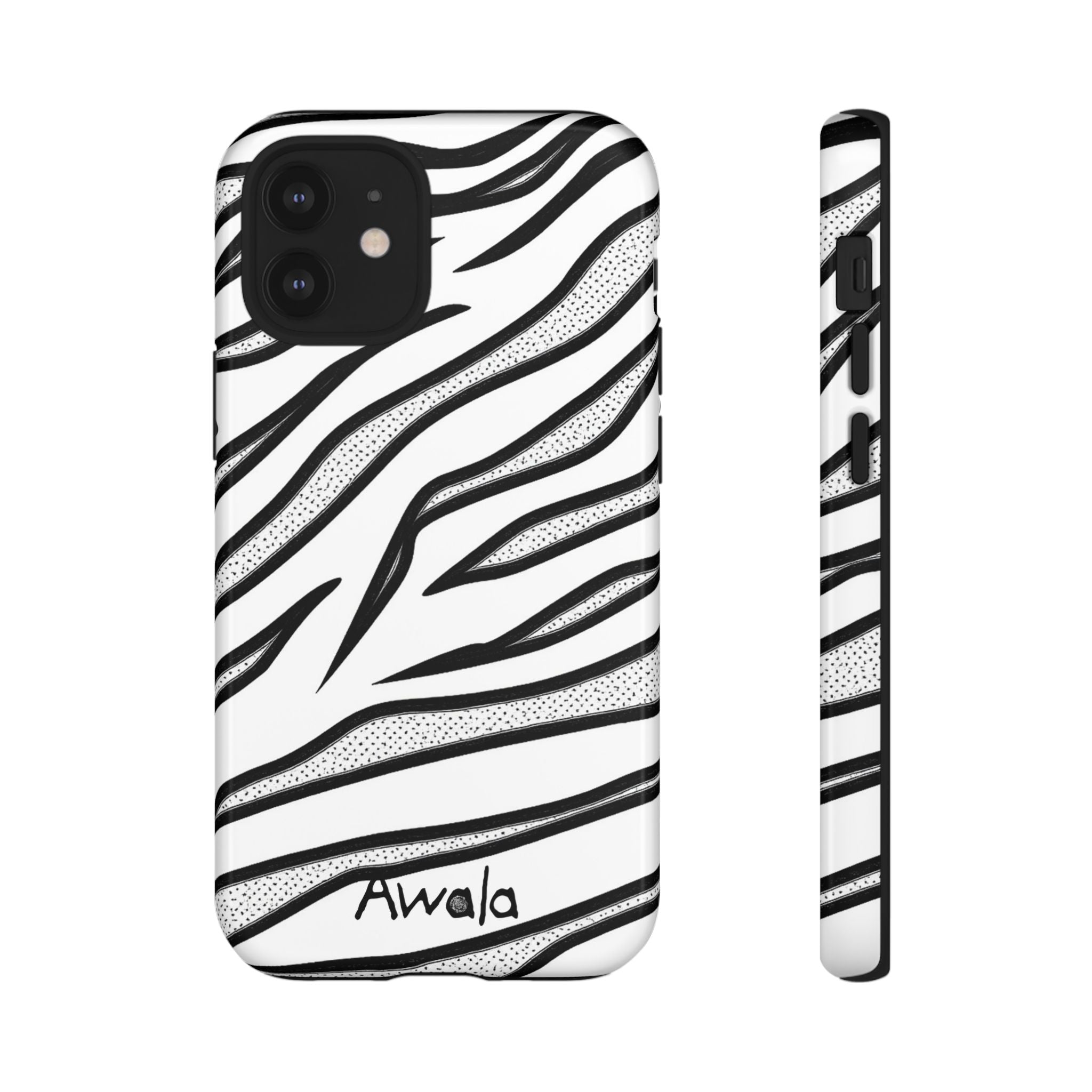Zebra Print Phone Case - Tough and Stylish Protective Cover
