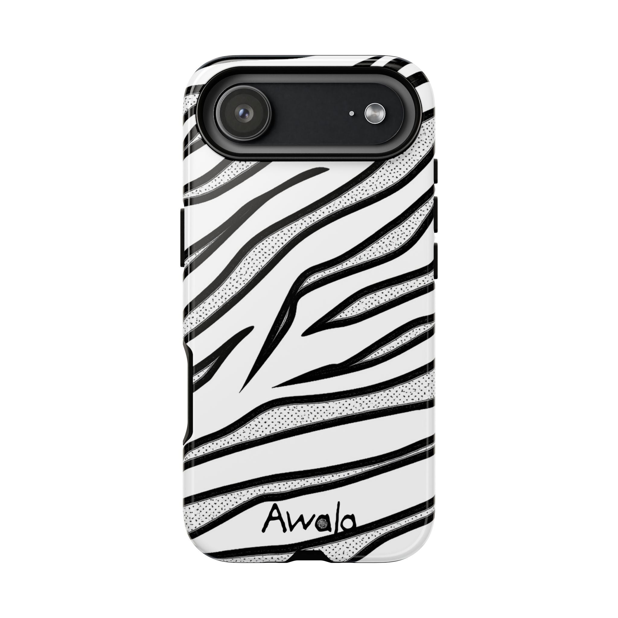 Zebra Print Phone Case - Tough and Stylish Protective Cover