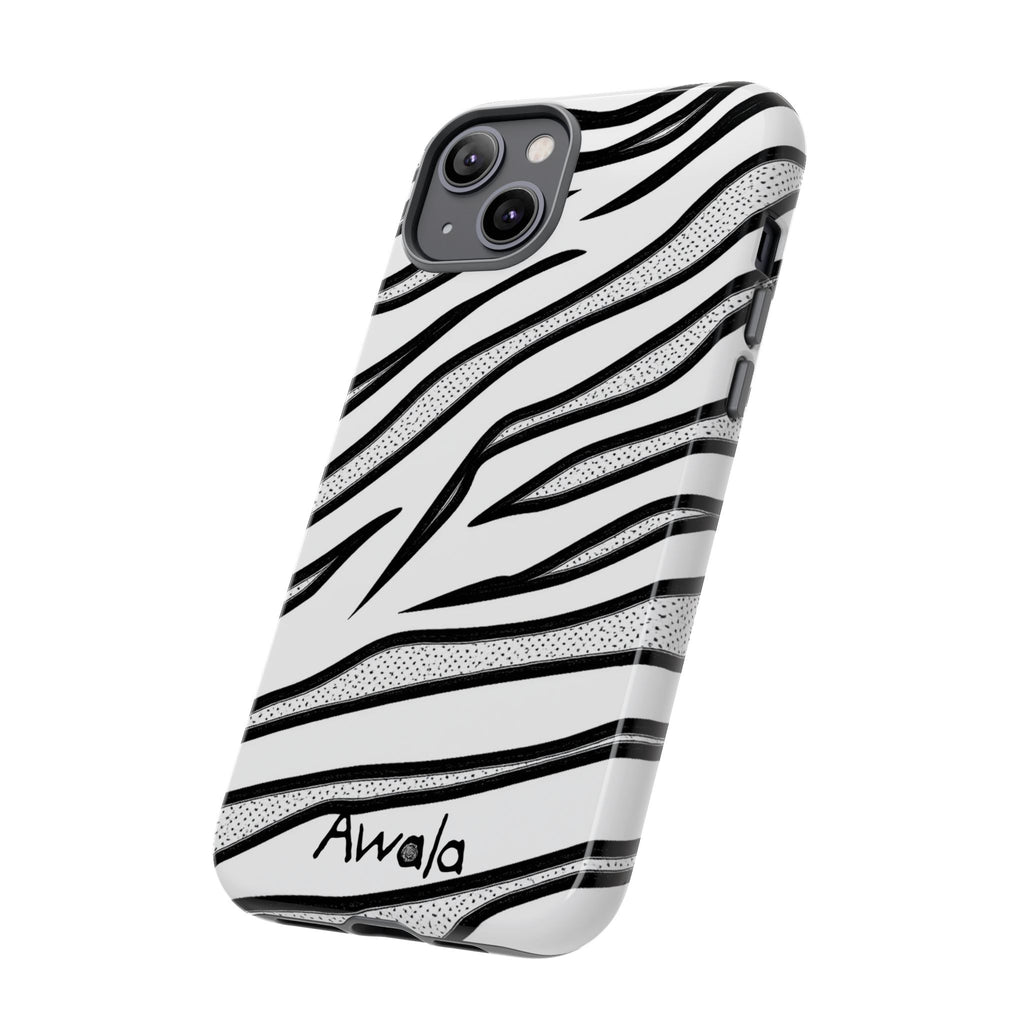 Zebra Print Phone Case - Tough and Stylish Protective Cover