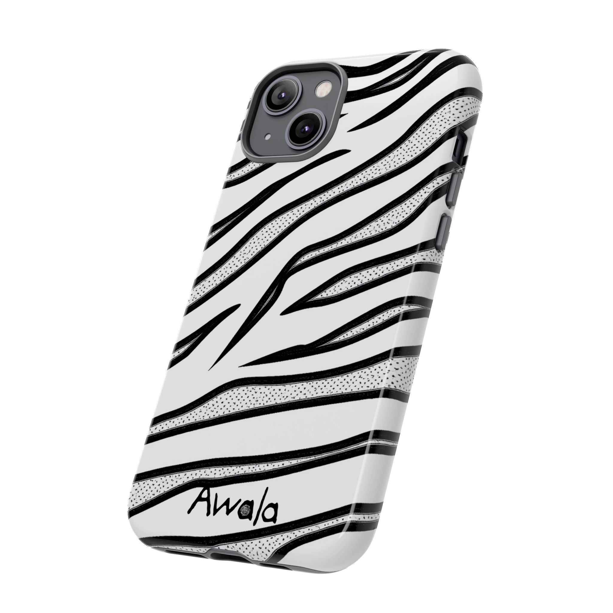 Zebra Print Phone Case - Tough and Stylish Protective Cover