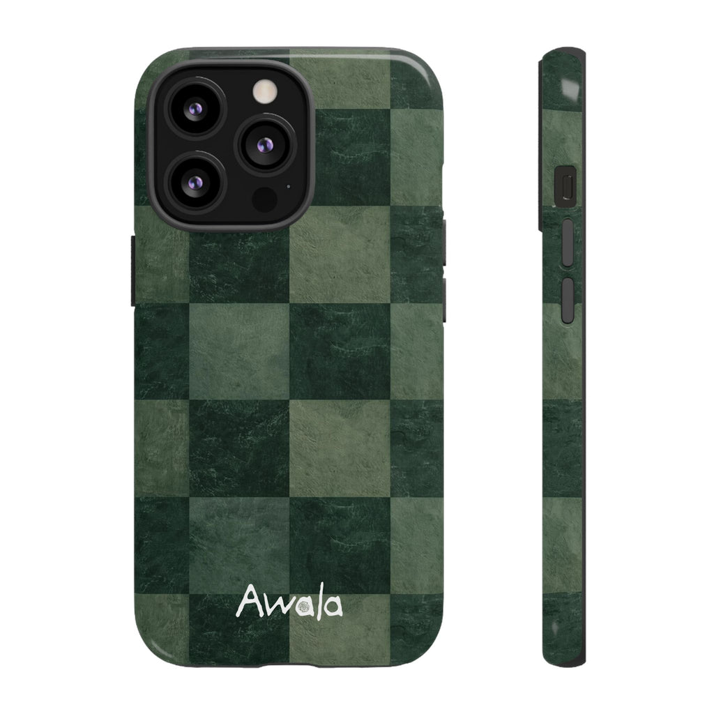 Green Checkerboard