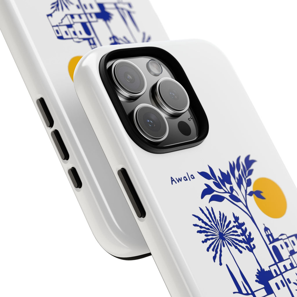 Mediterranean Village Illustration