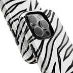 Zebra Print Phone Case - Tough and Stylish Protective Cover