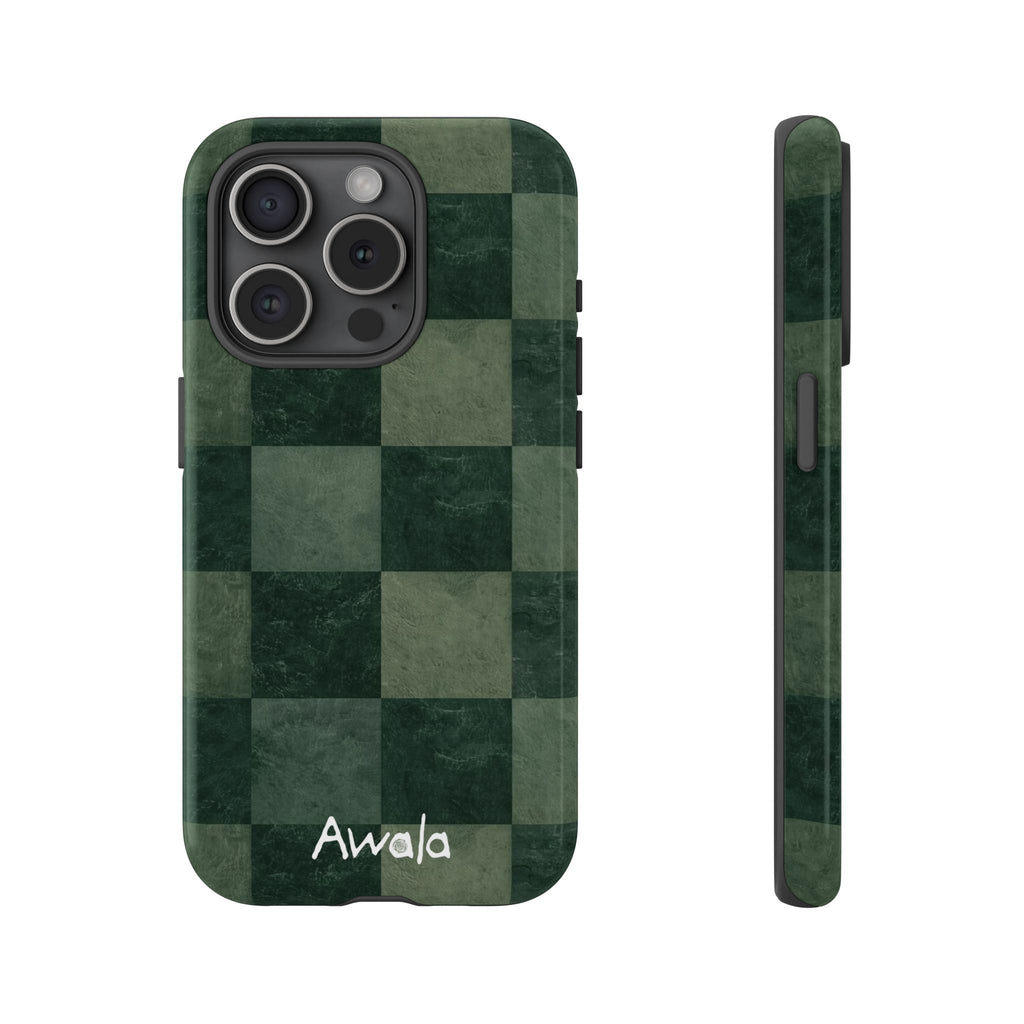Green Checkerboard
