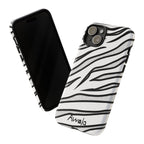 Zebra Print Phone Case - Tough and Stylish Protective Cover
