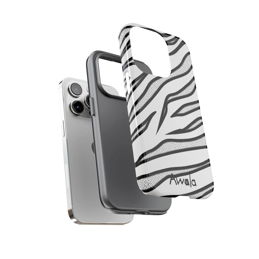 Zebra Print Phone Case - Tough and Stylish Protective Cover