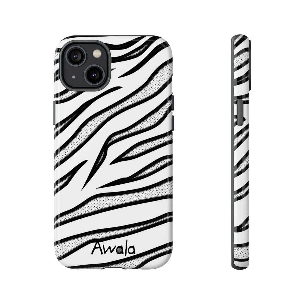 Zebra Print Phone Case - Tough and Stylish Protective Cover