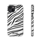 Zebra Print Phone Case - Tough and Stylish Protective Cover