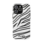 Zebra Print Phone Case - Tough and Stylish Protective Cover