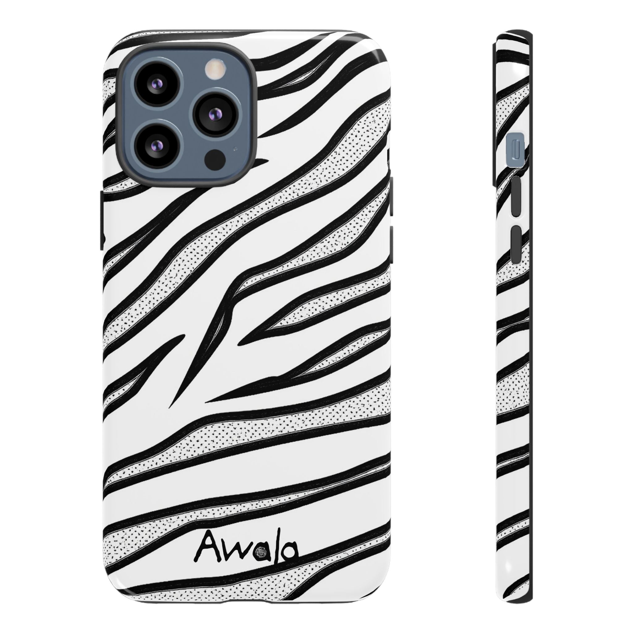 Zebra Print Phone Case - Tough and Stylish Protective Cover