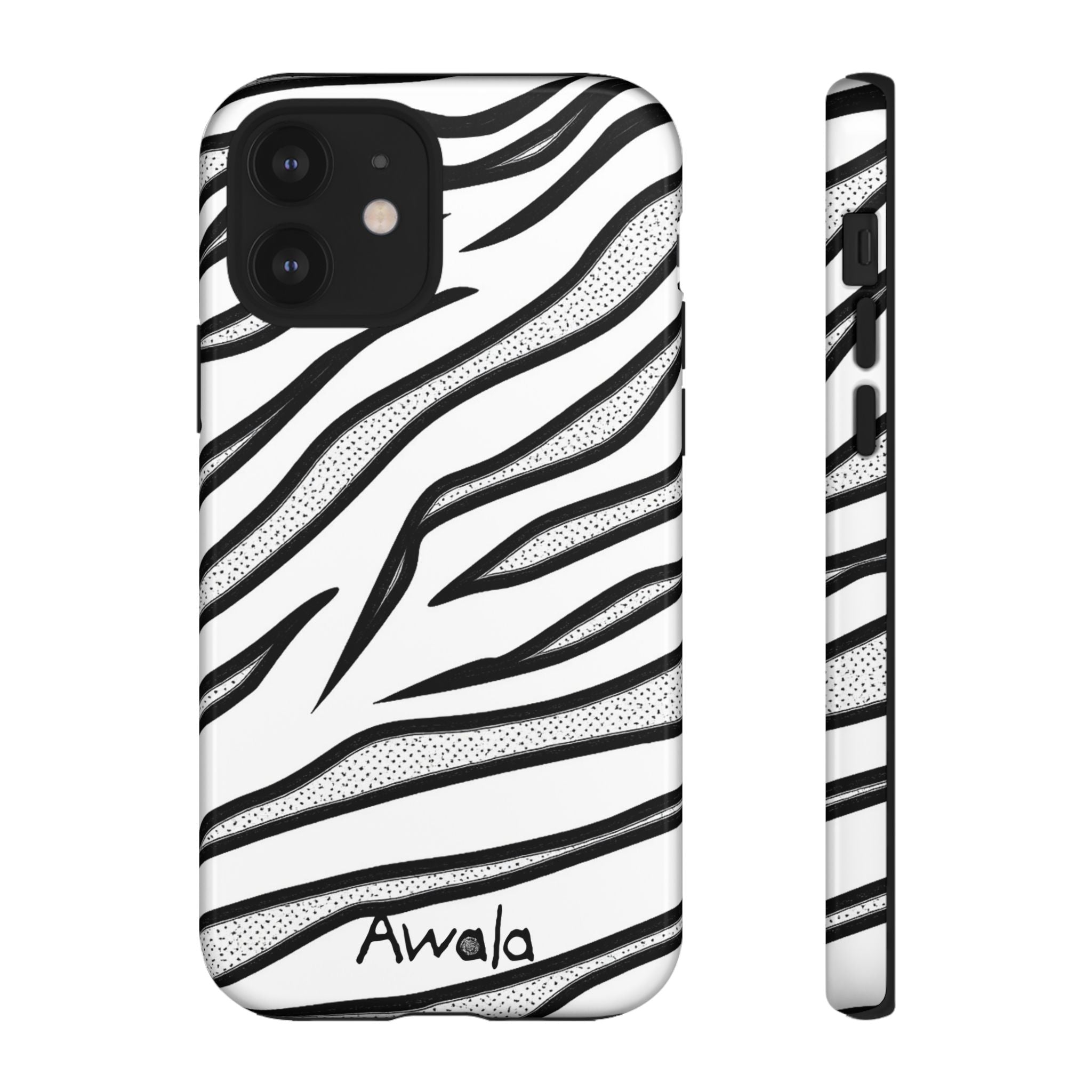 Zebra Print Phone Case - Tough and Stylish Protective Cover