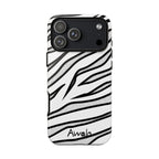 Zebra Print Phone Case - Tough and Stylish Protective Cover