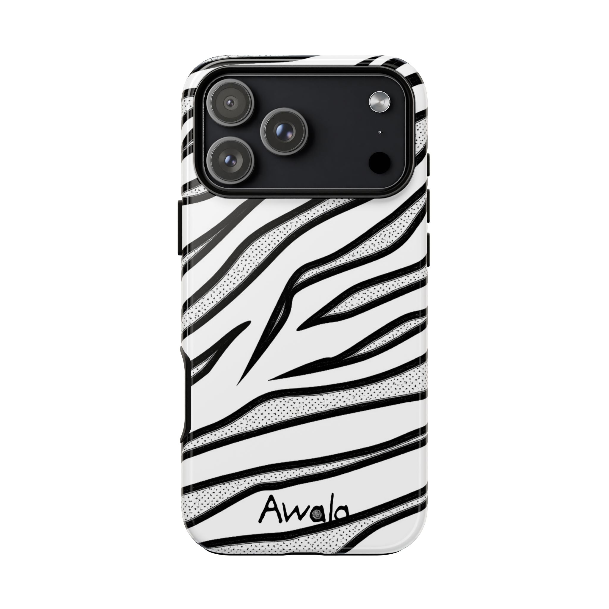 Zebra Print Phone Case - Tough and Stylish Protective Cover