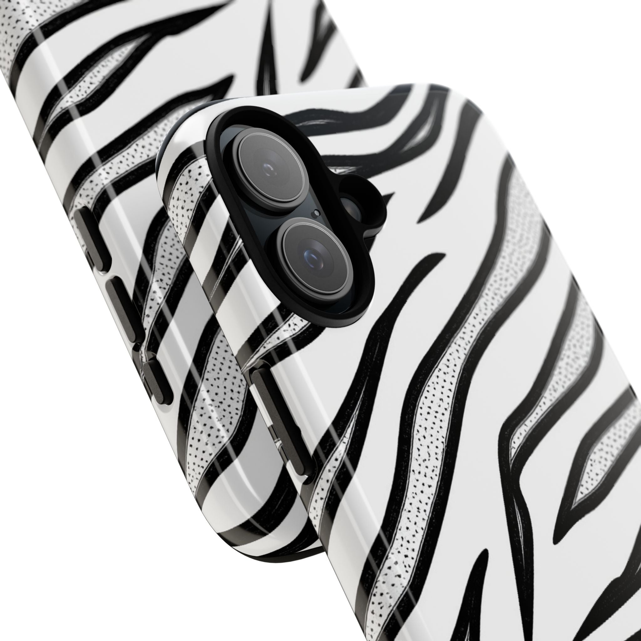 Zebra Print Phone Case - Tough and Stylish Protective Cover