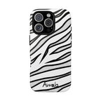 Zebra Print Phone Case - Tough and Stylish Protective Cover