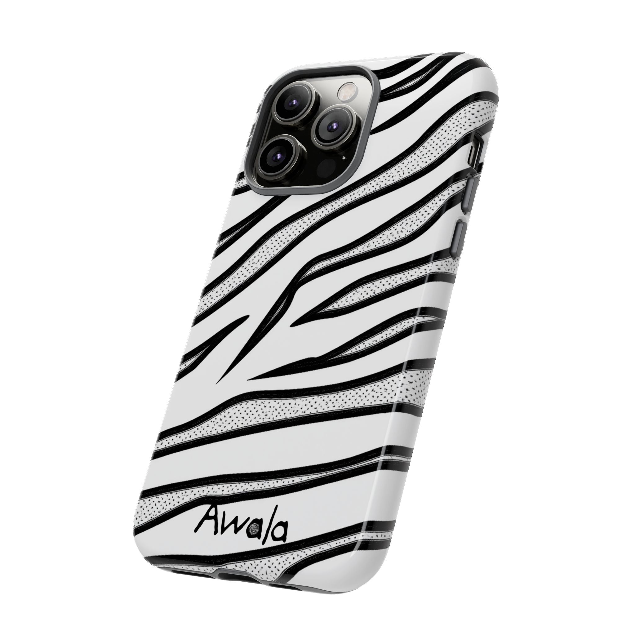 Zebra Print Phone Case - Tough and Stylish Protective Cover