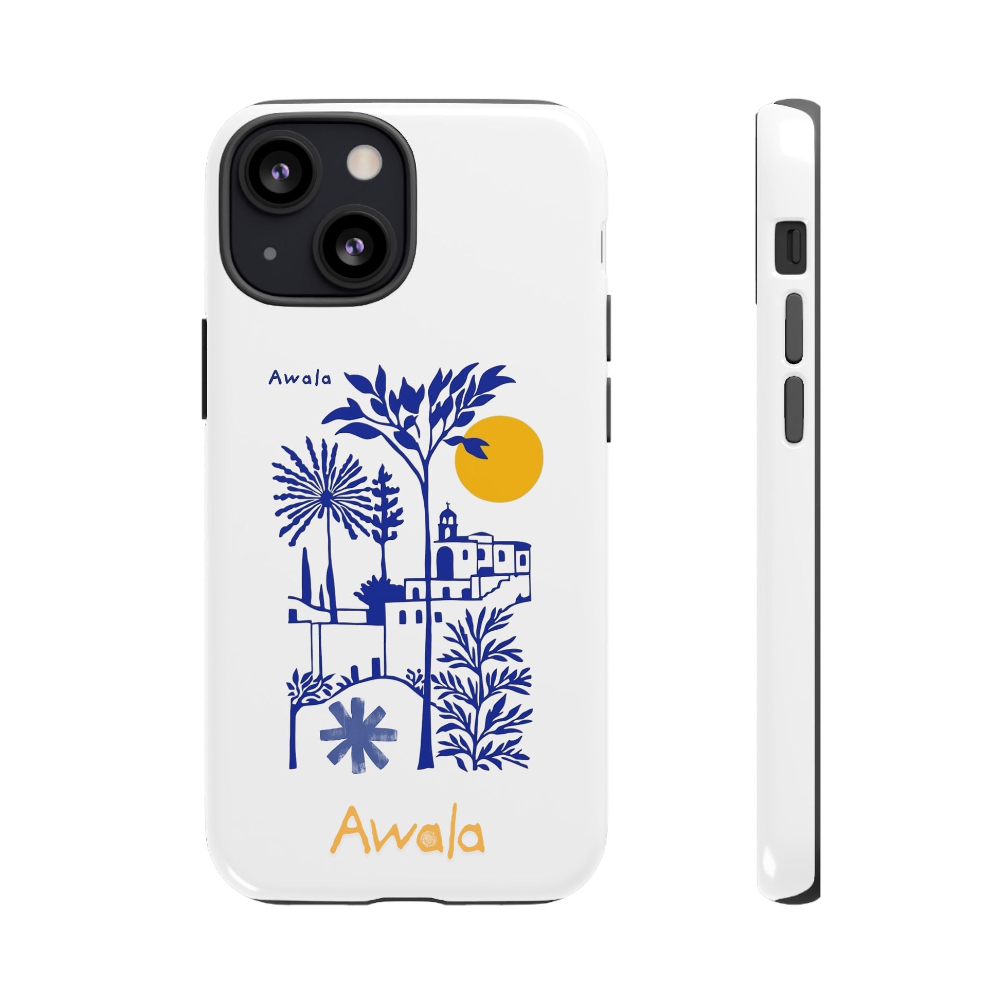 Mediterranean Village Illustration